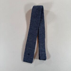 Pierre Cardin Wool Knit Tie Men's Blue Designer Textured Necktie